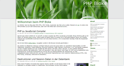 Desktop Screenshot of phpbloke.de