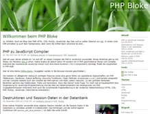 Tablet Screenshot of phpbloke.de